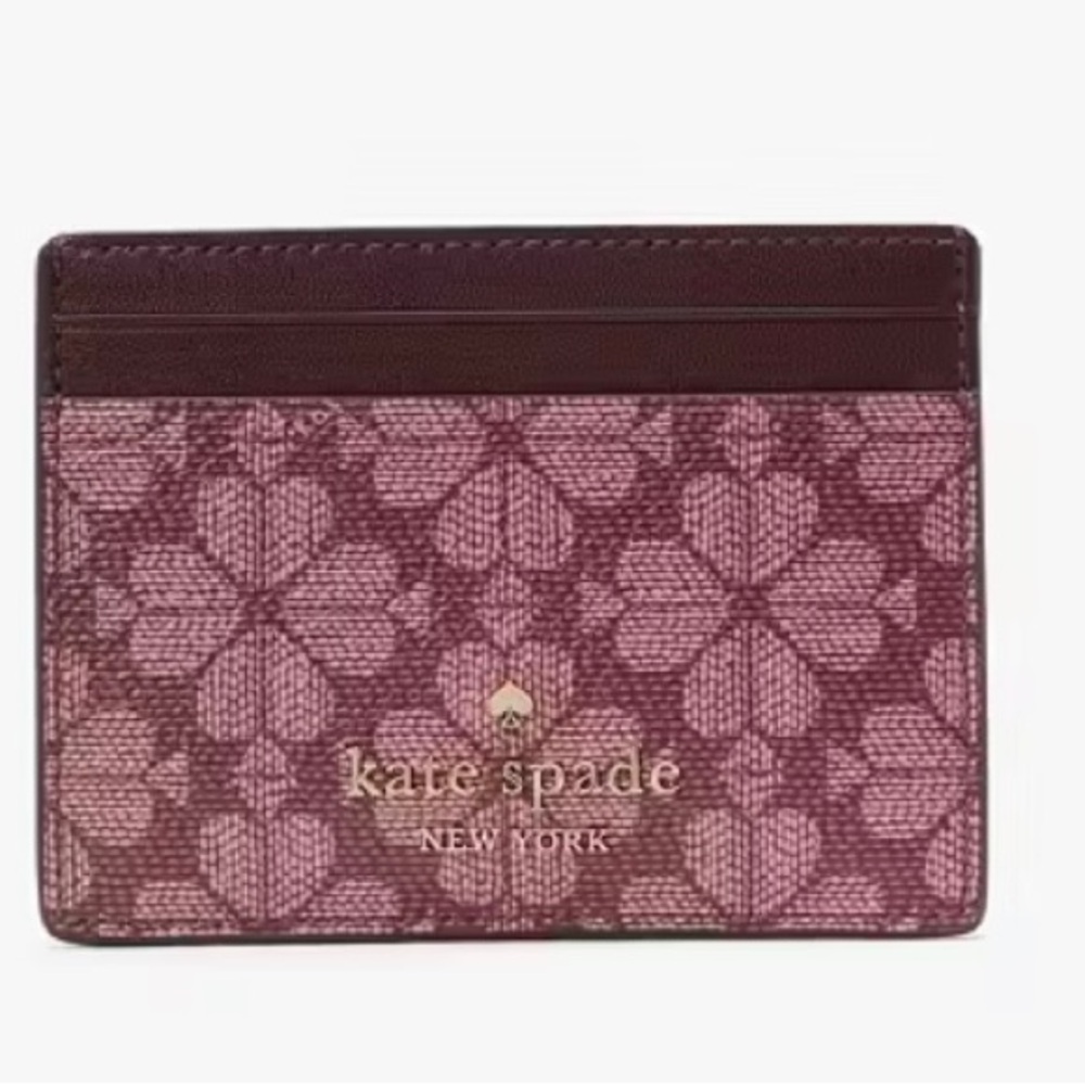 NWT-Kate Spade Purple card holder